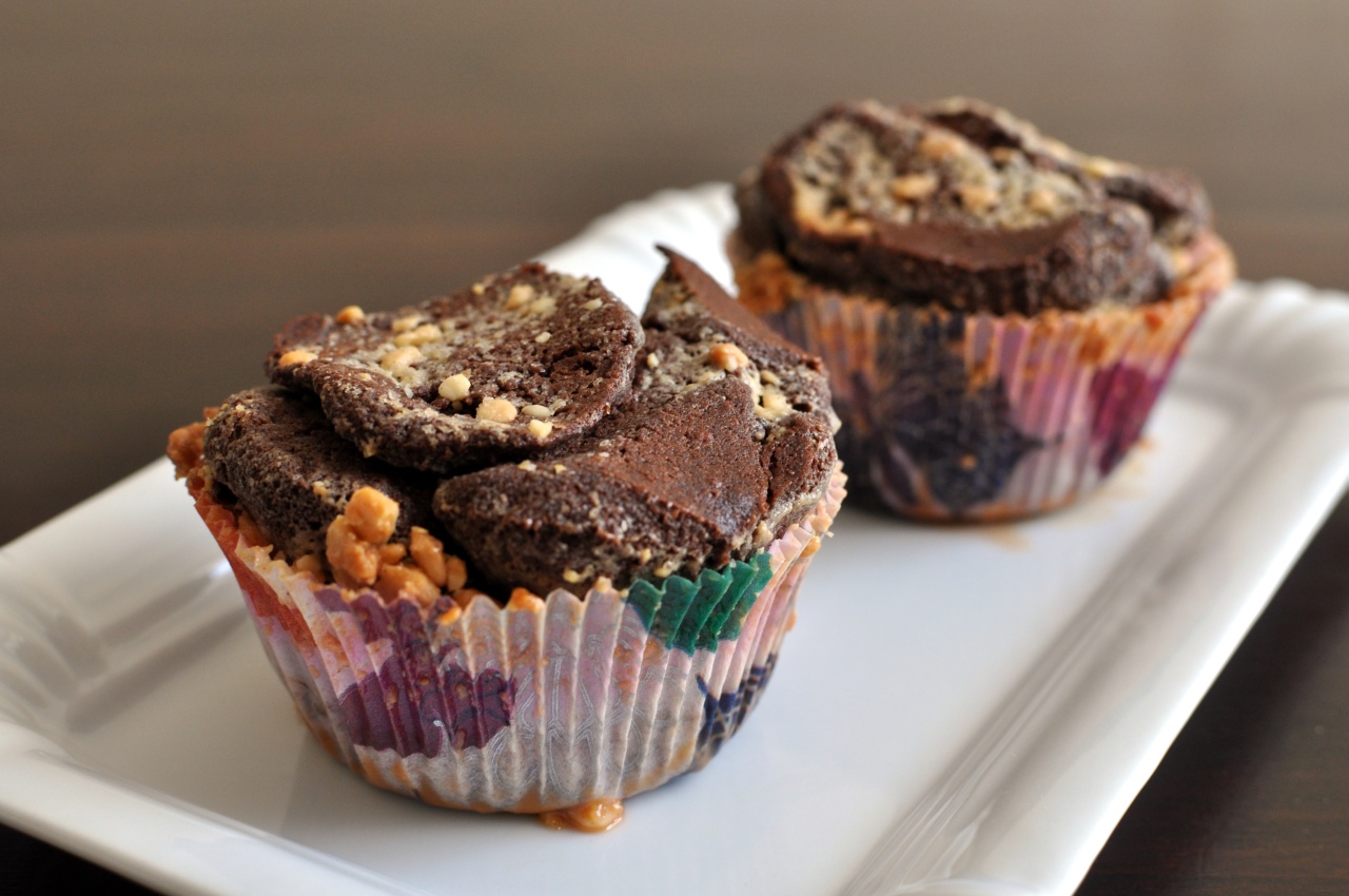 Schoko-Erdnuss-Muffins - Dolcilicious Schoko-Erdnuss-Muffins - Dolcilicious